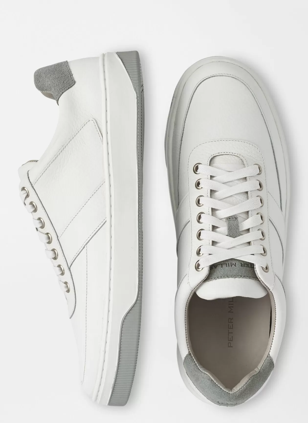 Peter Millar Vantage Pebble Grain Leather Sneaker